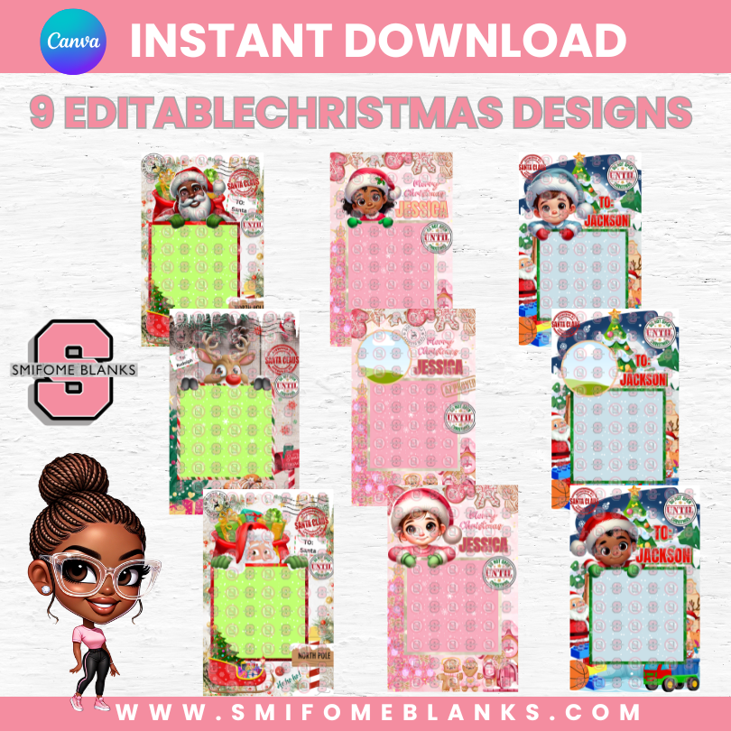 Jumbo Christmas Card Templates