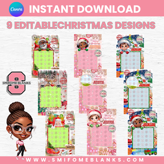 Jumbo Christmas Card Templates