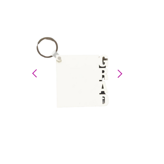 Sublimation Grad Frame Key Chain