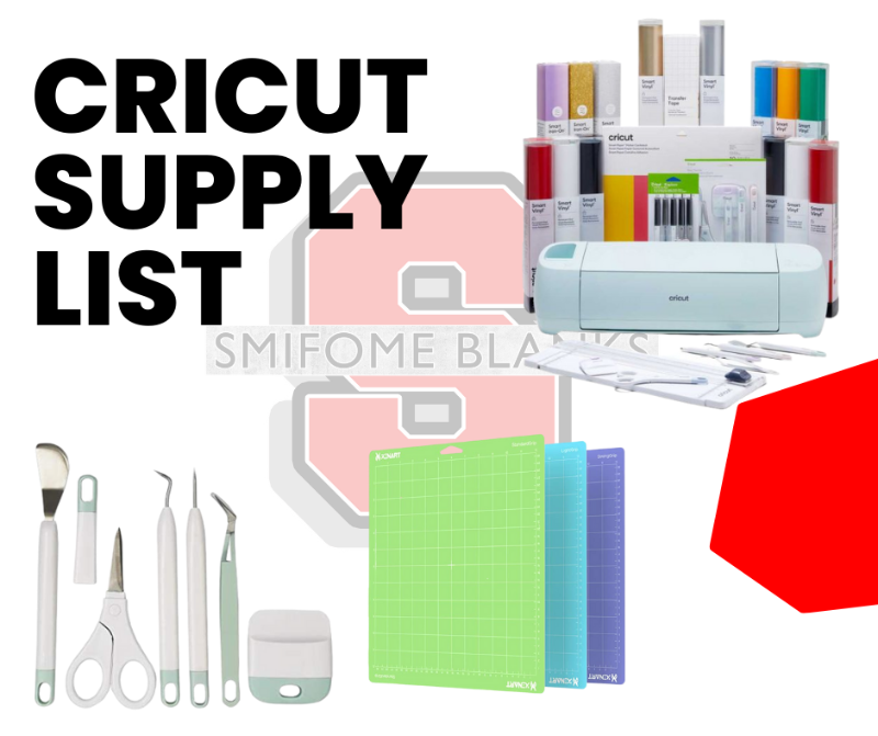 Cricut Supply List (PDF Download